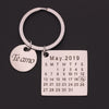 Custom Keychains with Anniversary Date